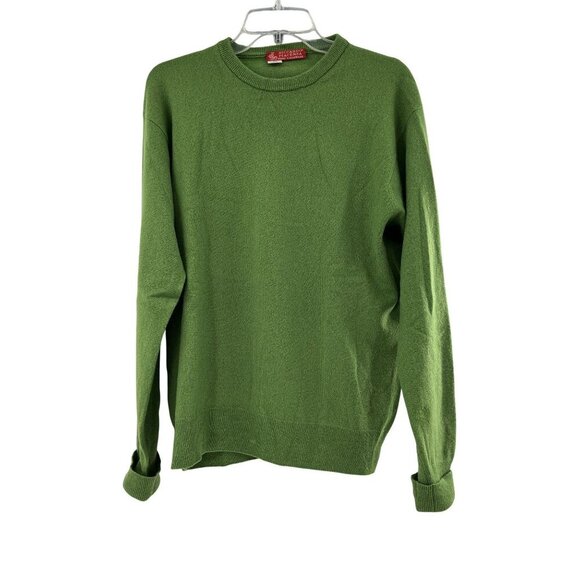 Riccardo Piacenza 100% Pure Cashmere‎ Green Sweater Large - Picture 1 of 8